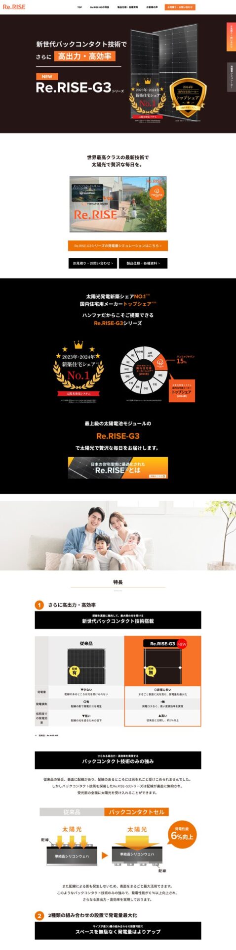 企業LP(ハンファジャパン) – Re.RISE-G3